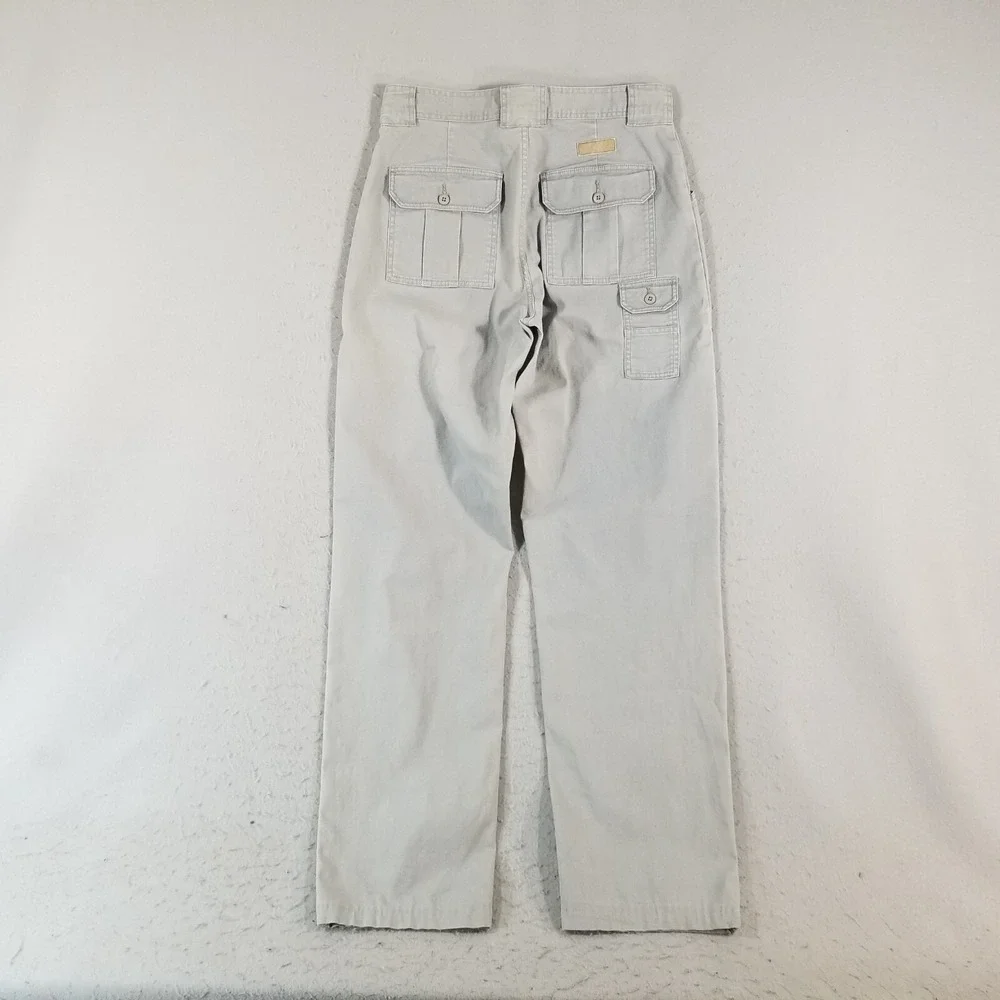 Cabela's 7 pocket cargo hiking pants men's 34x34 gray outdoor adventure